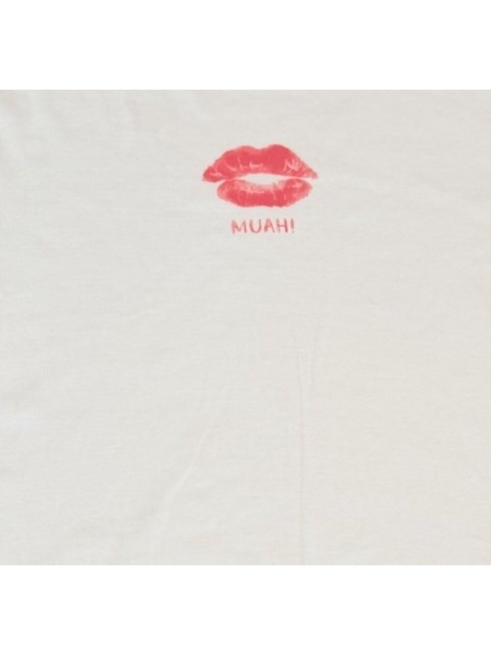 Suite Benedict Form-Fitting Tiny Tee “Muah!” ~ Size Large ~ New With Tags - Picture 2 of 8